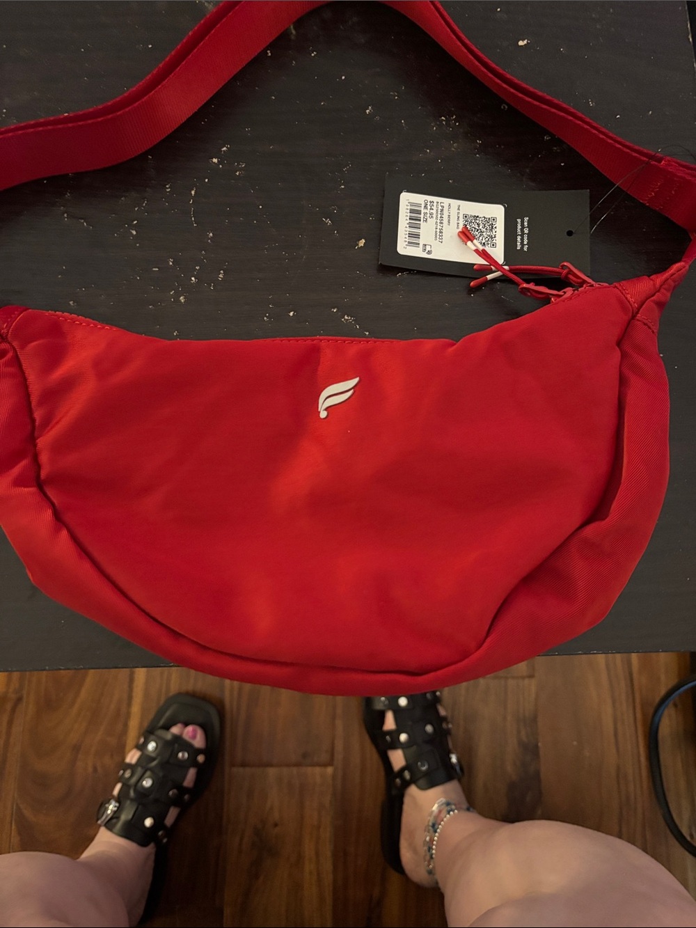 Fabletics Red Crossbody Sling Bag